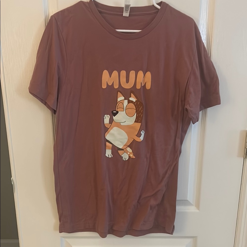 Bella Canvas Kids T-Shirt - Brown with Cartoon Design